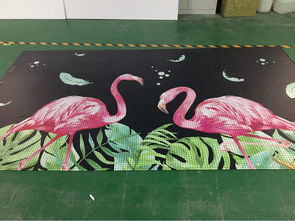 工厂生产金属喷绘马赛克,马赛克壁画整体粘贴方便安装