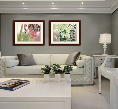 【雅芬特有框画中国风中式工笔花鸟国画客厅书房走廊装饰画壁画挂画】价格,厂家,图片,工艺画,惠州市雅芬特装饰品-