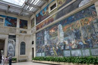 车城揽萃 旷世艺术精品《底特律工业》壁画